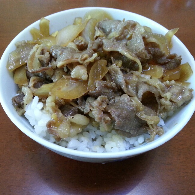 吉野家招牌牛肉饭