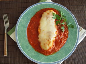 番茄奶酪鸡排 Chicken Parmesan的做法 步骤4