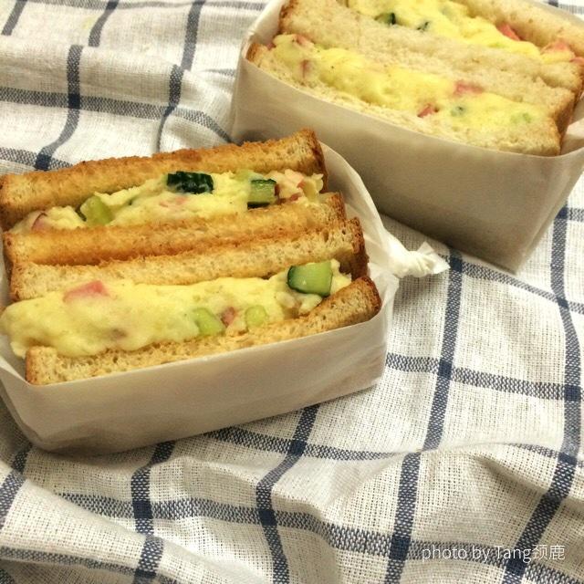 土豆泥野餐三明治的做法