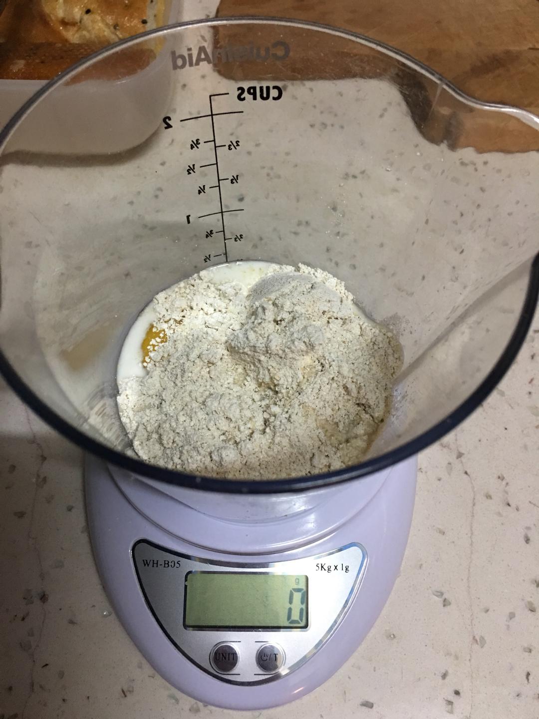纯奶手撕吐司的做法 步骤1