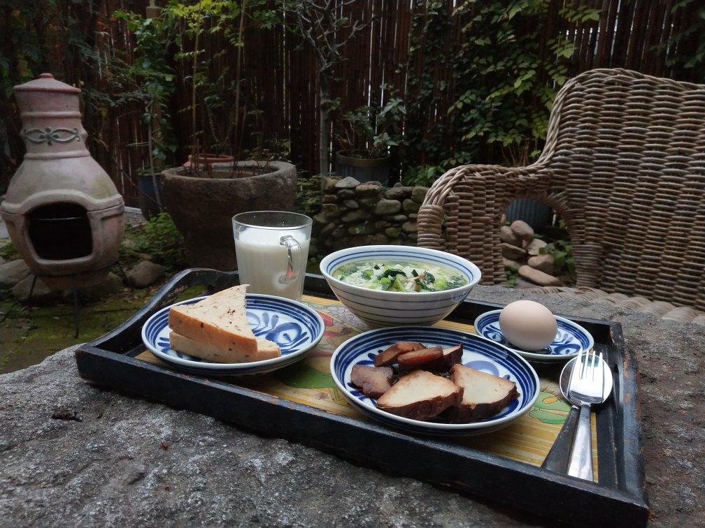 我一直梦想的田园的早餐