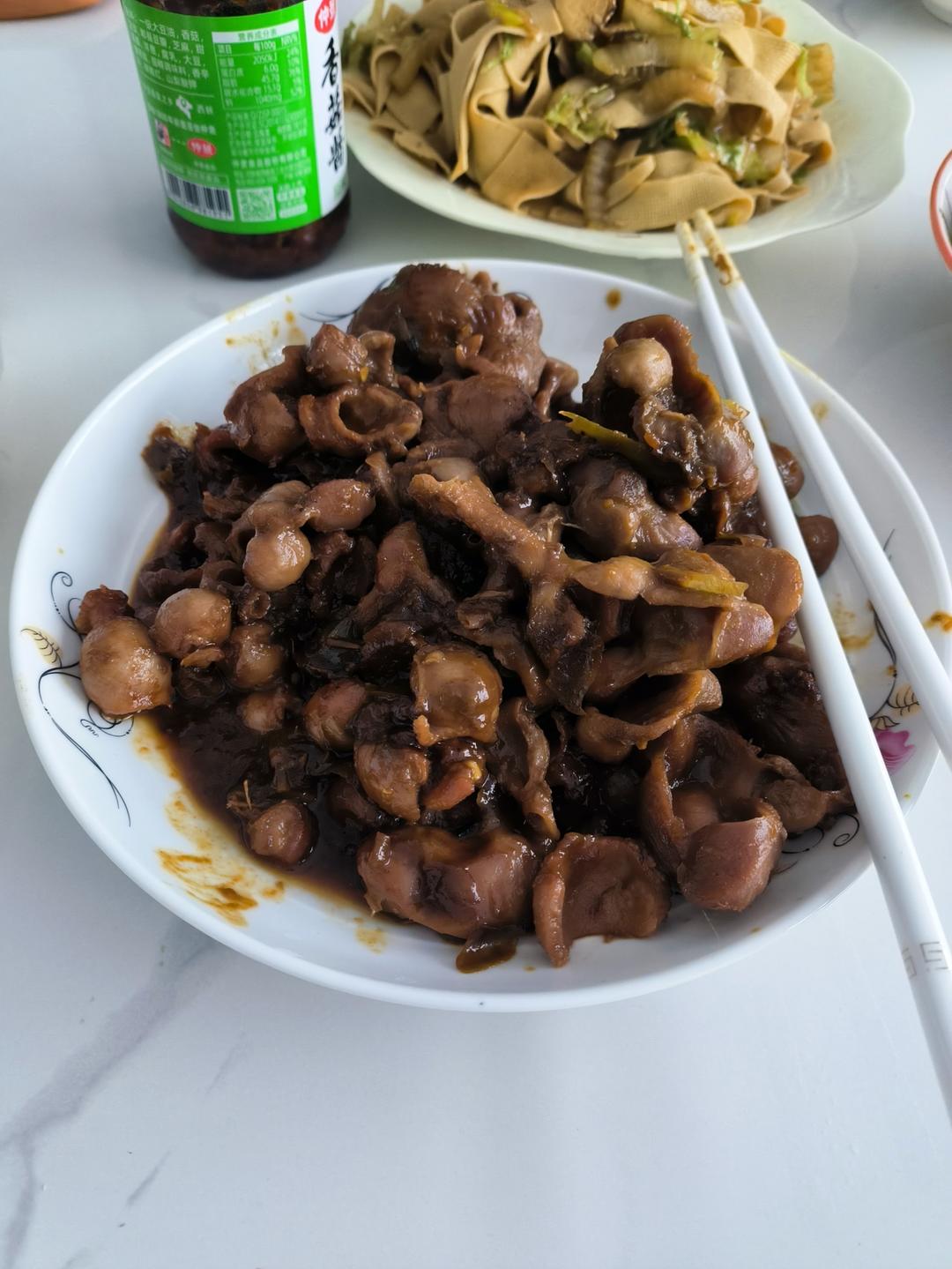 爆炒鸡胗