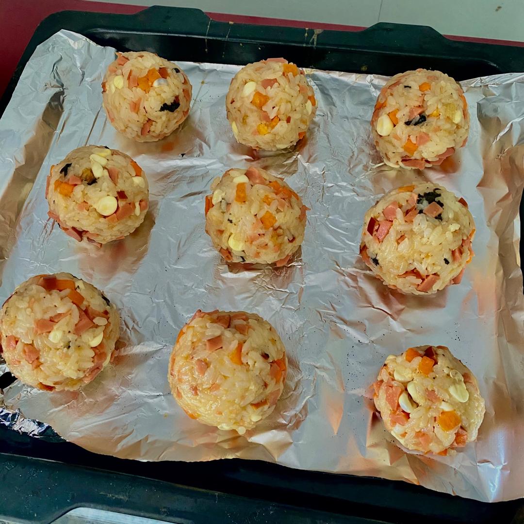 🔥剩米饭的神仙吃法！！巨好吃👉日式烤饭团