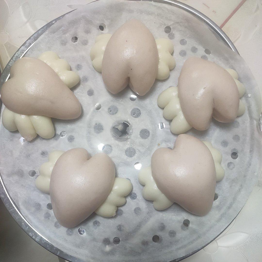 【原创】(情人节)天使之爱心馒头