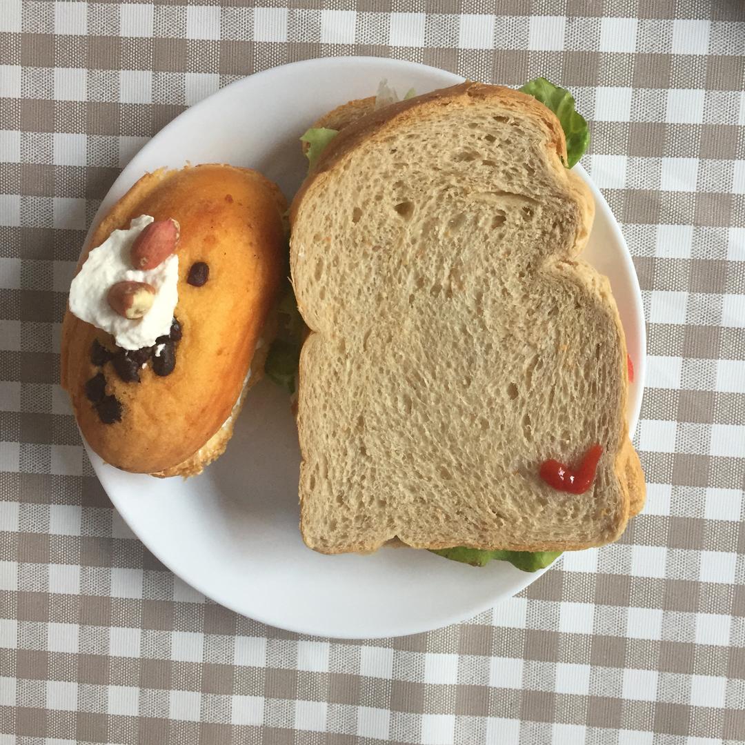 纯奶手撕吐司的做法 步骤1