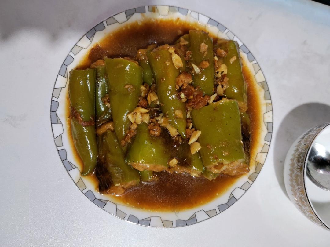 销魂青椒酿肉【超级下饭】