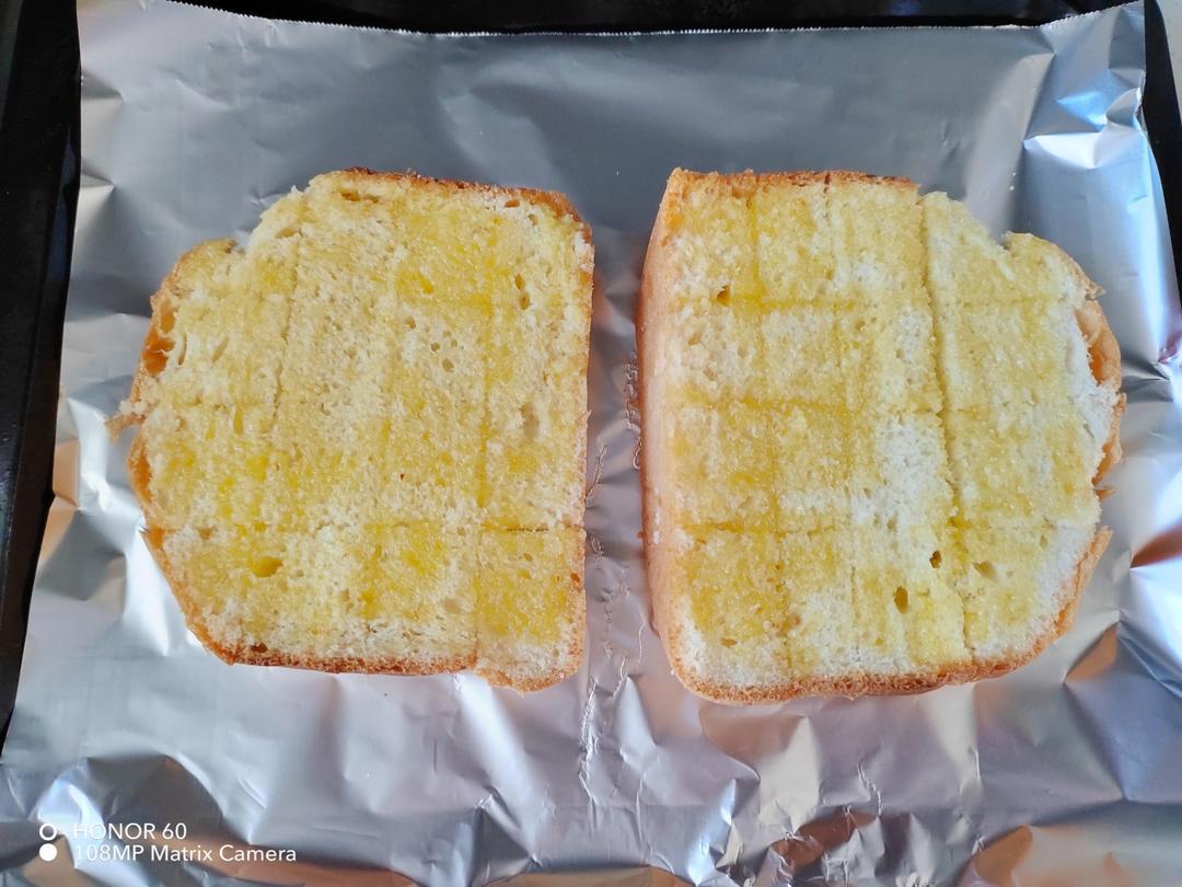 黄油砂糖吐司片