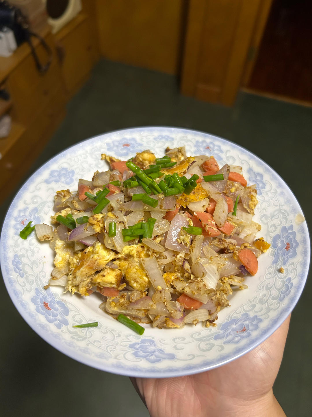 降压防癌的好食材  洋葱炒鸡蛋