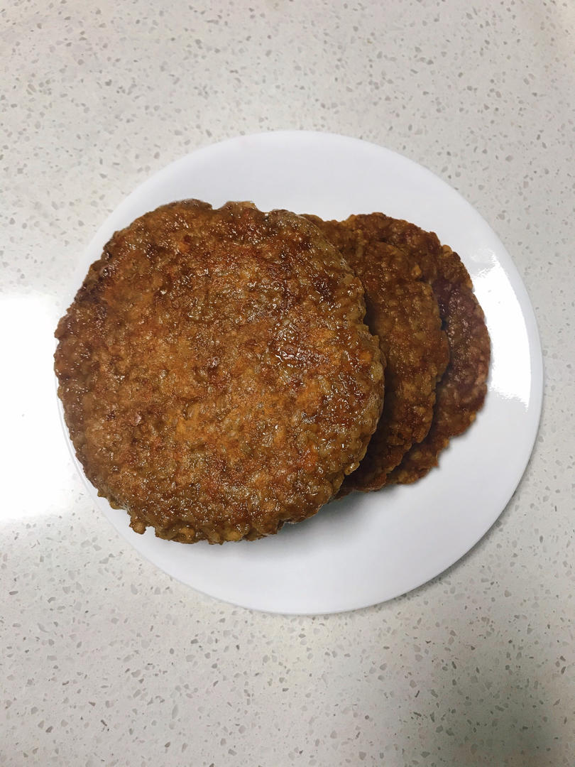 超简单肉米饼