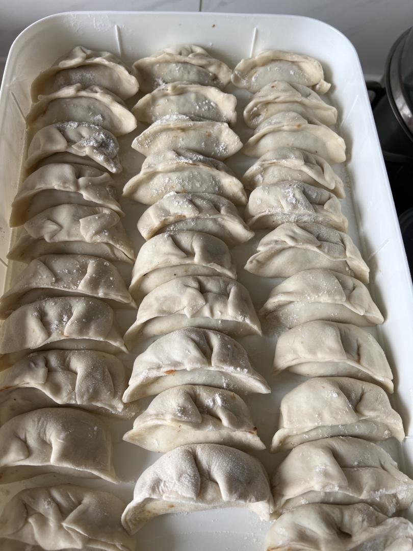 手工揉面三分钟，又韧又薄又好包的饺子皮