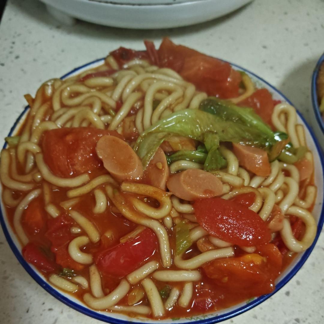 西红柿炒土豆粉