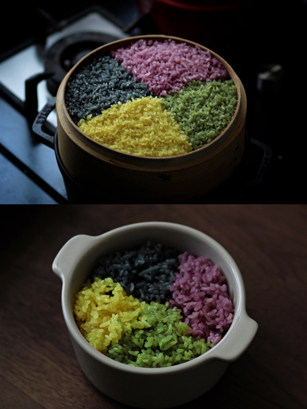 高颜值彩色糯米饭 天然健康
