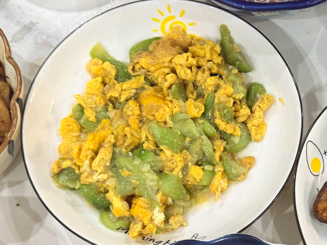简单快手，五分钟搞定的丝瓜炒蛋
