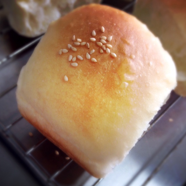 柔软的汉堡胚