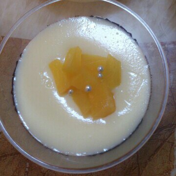 免烤芒果蛋奶布丁