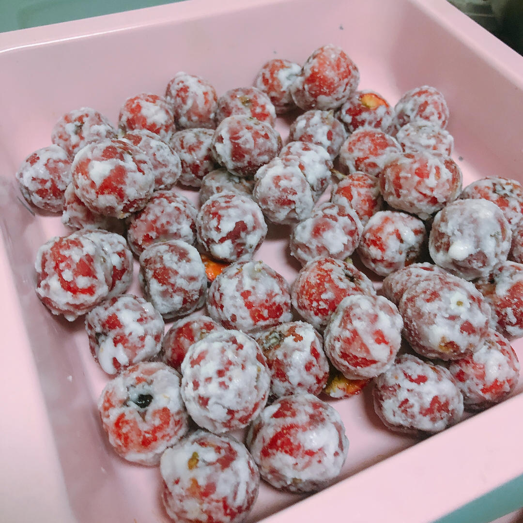 在家就能做酸酸甜甜的雪红果和零食店的一样哦