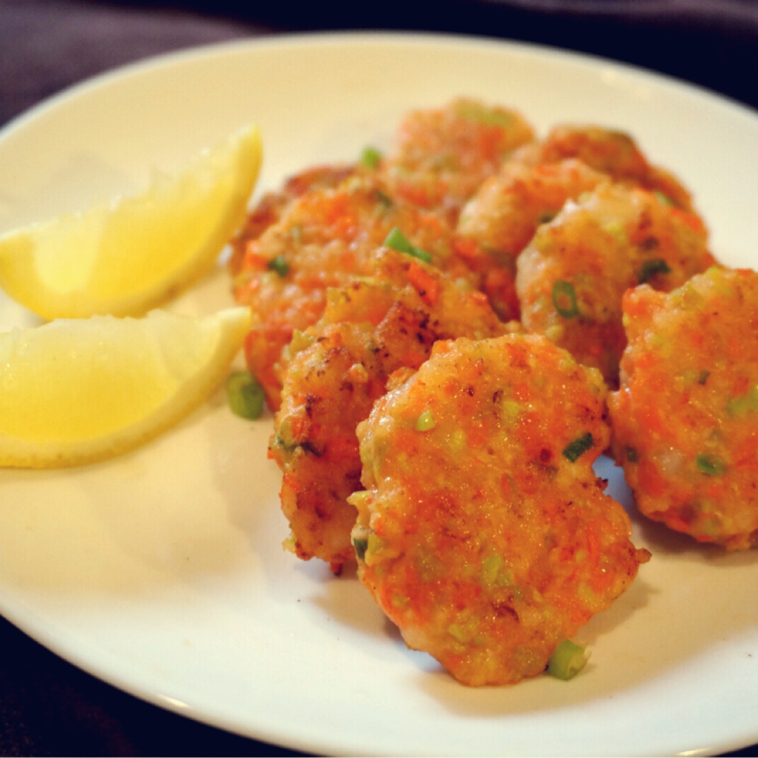 香煎虾饼