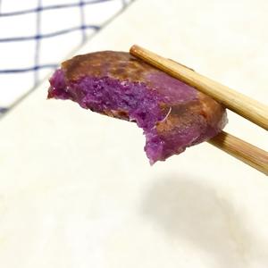 香煎紫薯饼的做法 步骤7