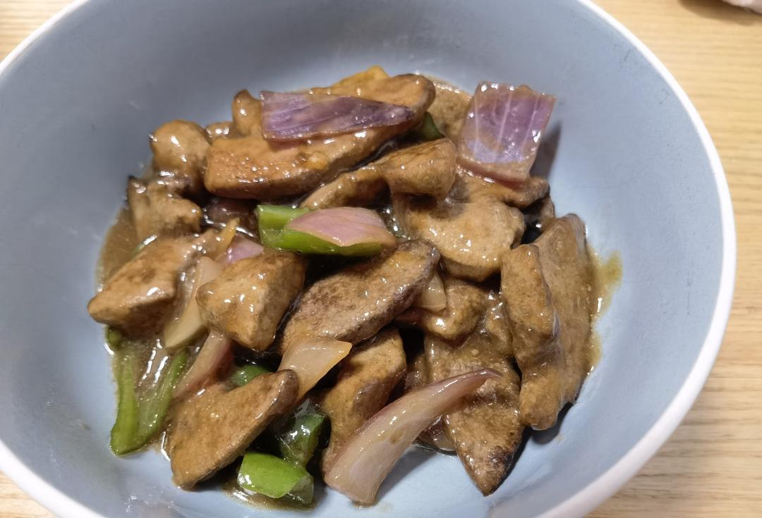 软嫩不腥的爆炒猪肝