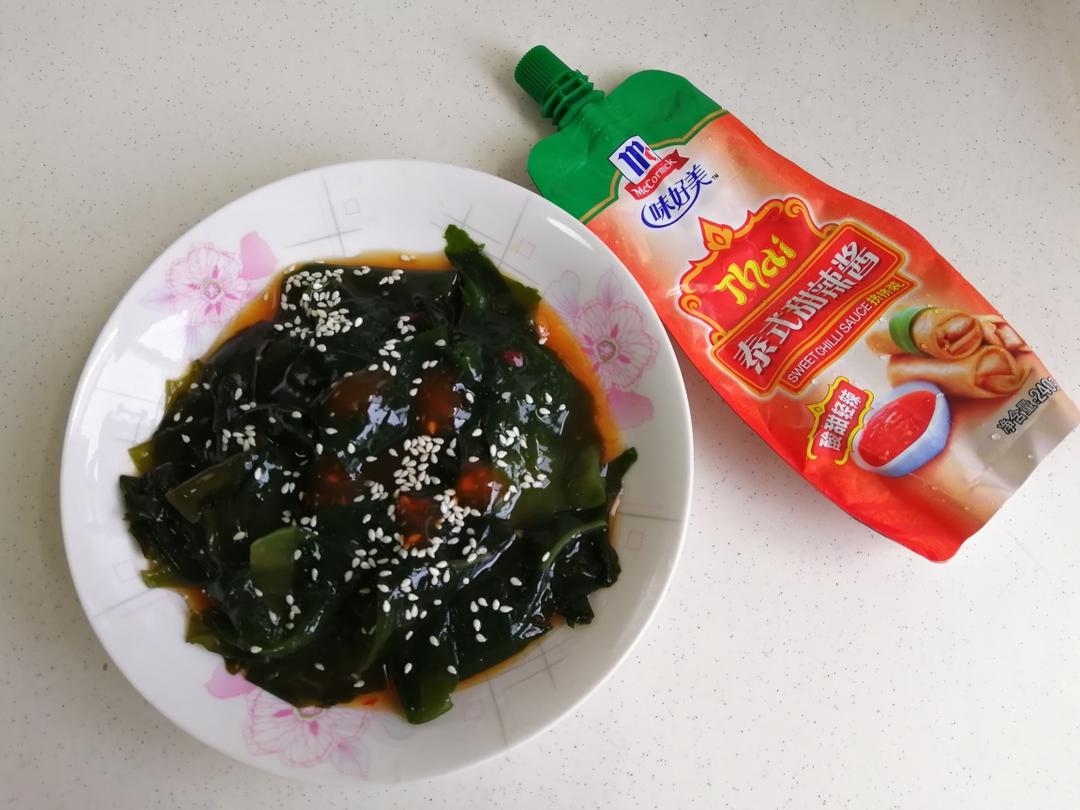 快手凉拌裙带菜的做法