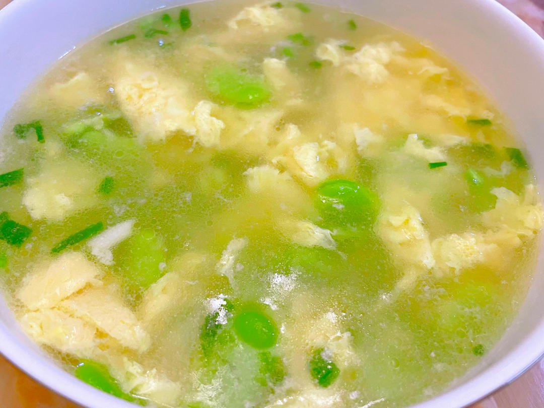 蚕豆鸡蛋汤