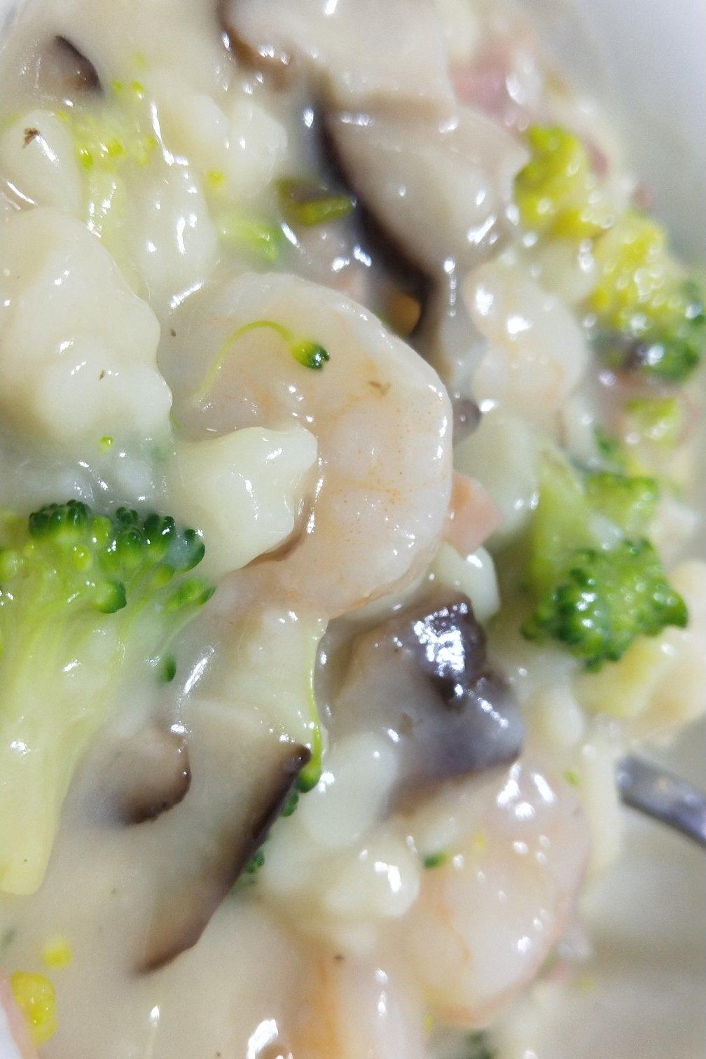 蔬菜虾仁粥