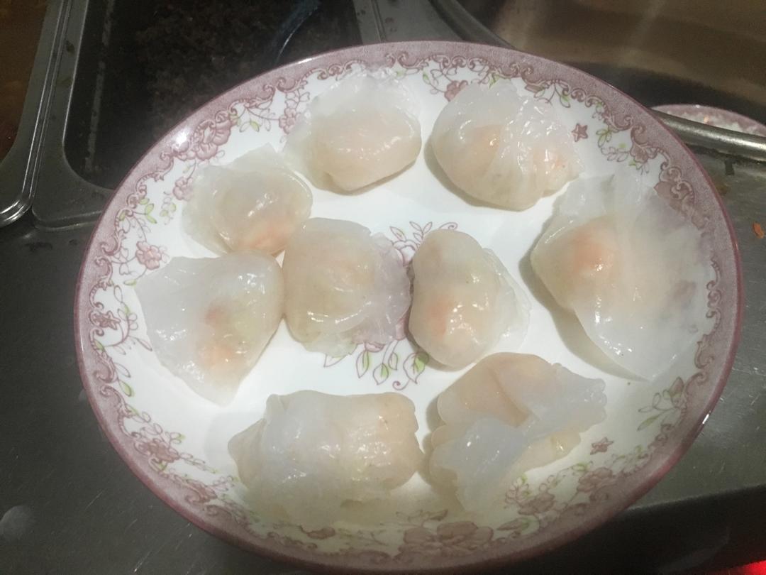 弯梳虾饺