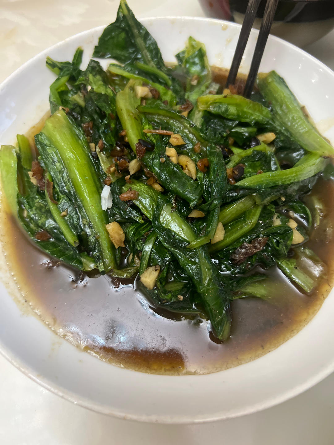 豆豉鲮鱼油麦菜