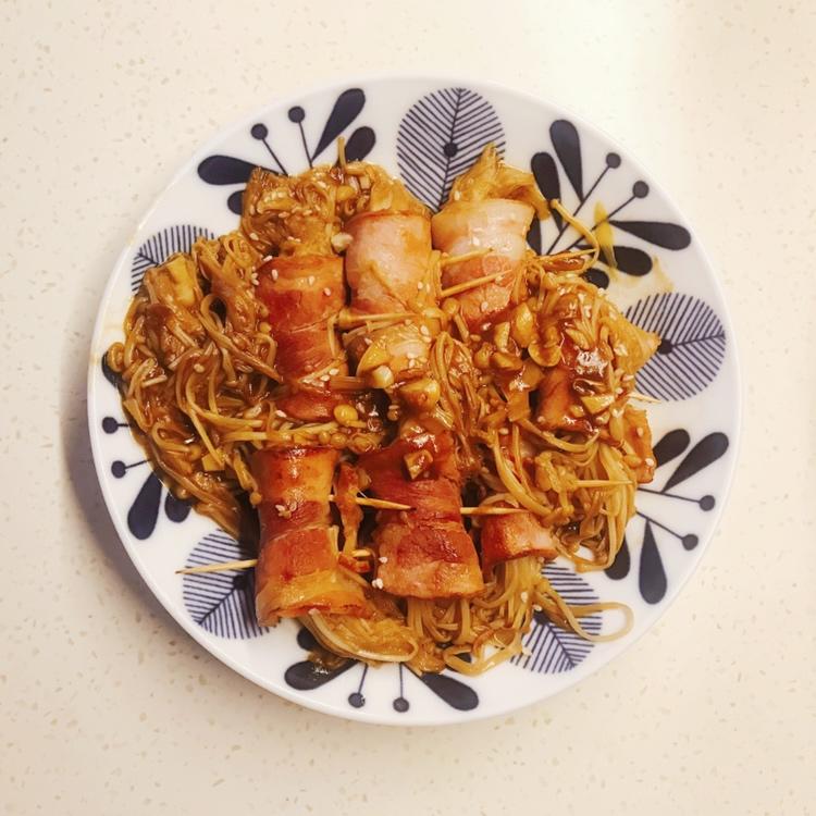 金针菇培根卷