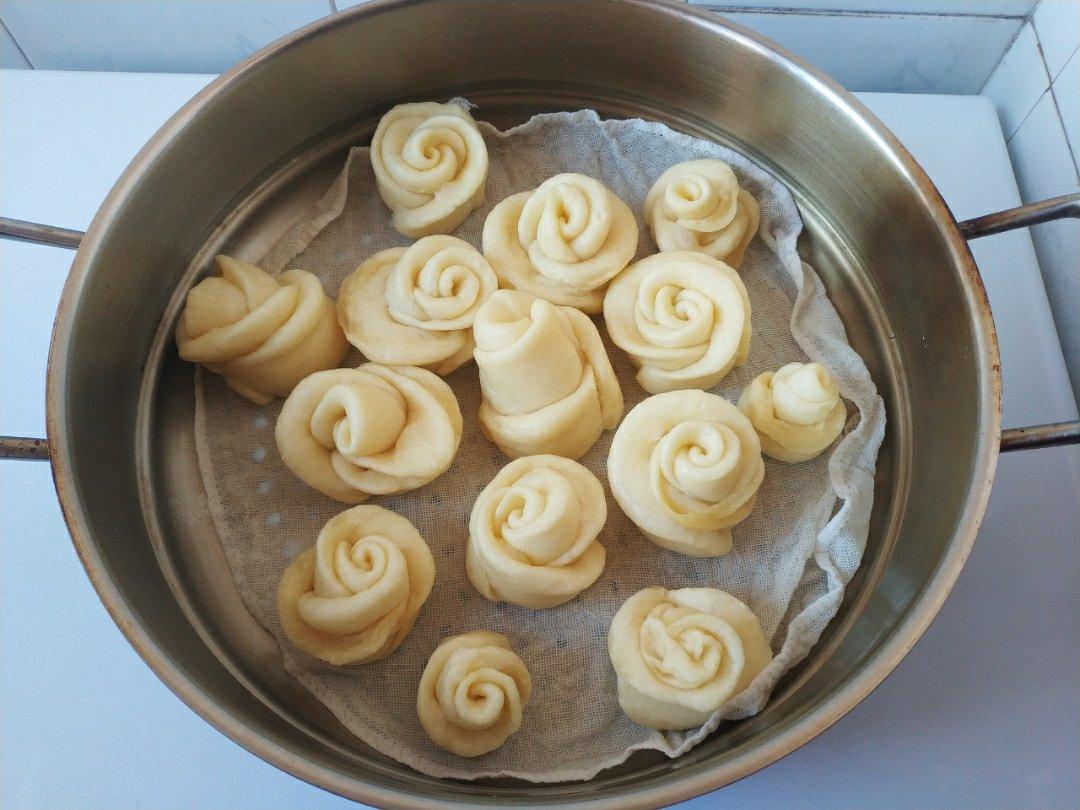 造型馒头5（玫瑰花馒头）