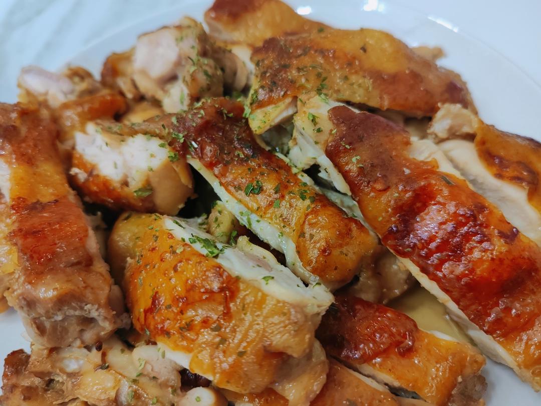 不加一滴水❗️皮脆肉嫩鸡腿肉