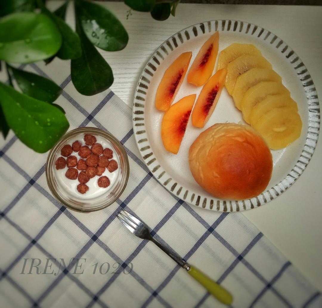 牛奶栗子面包