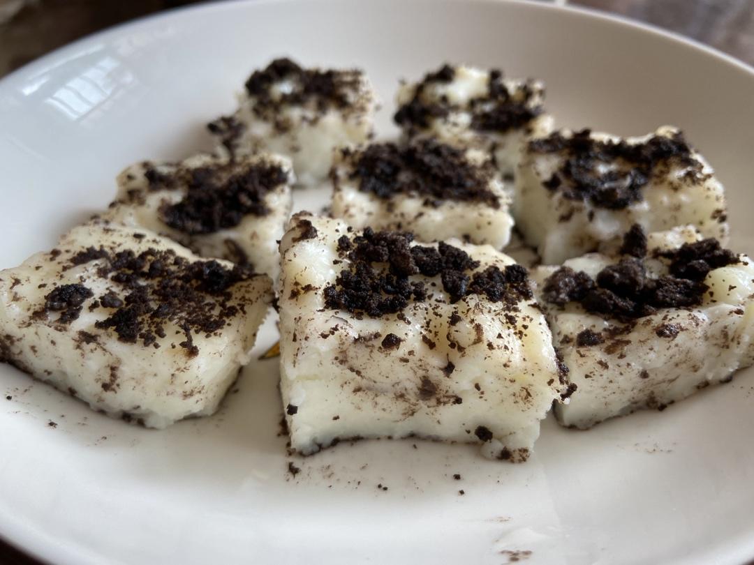 （只需4种材料)牛奶小方