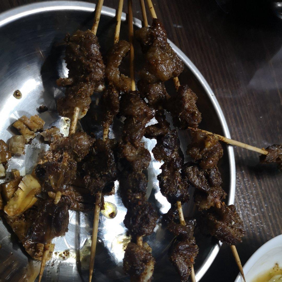 简易烤牛肉串