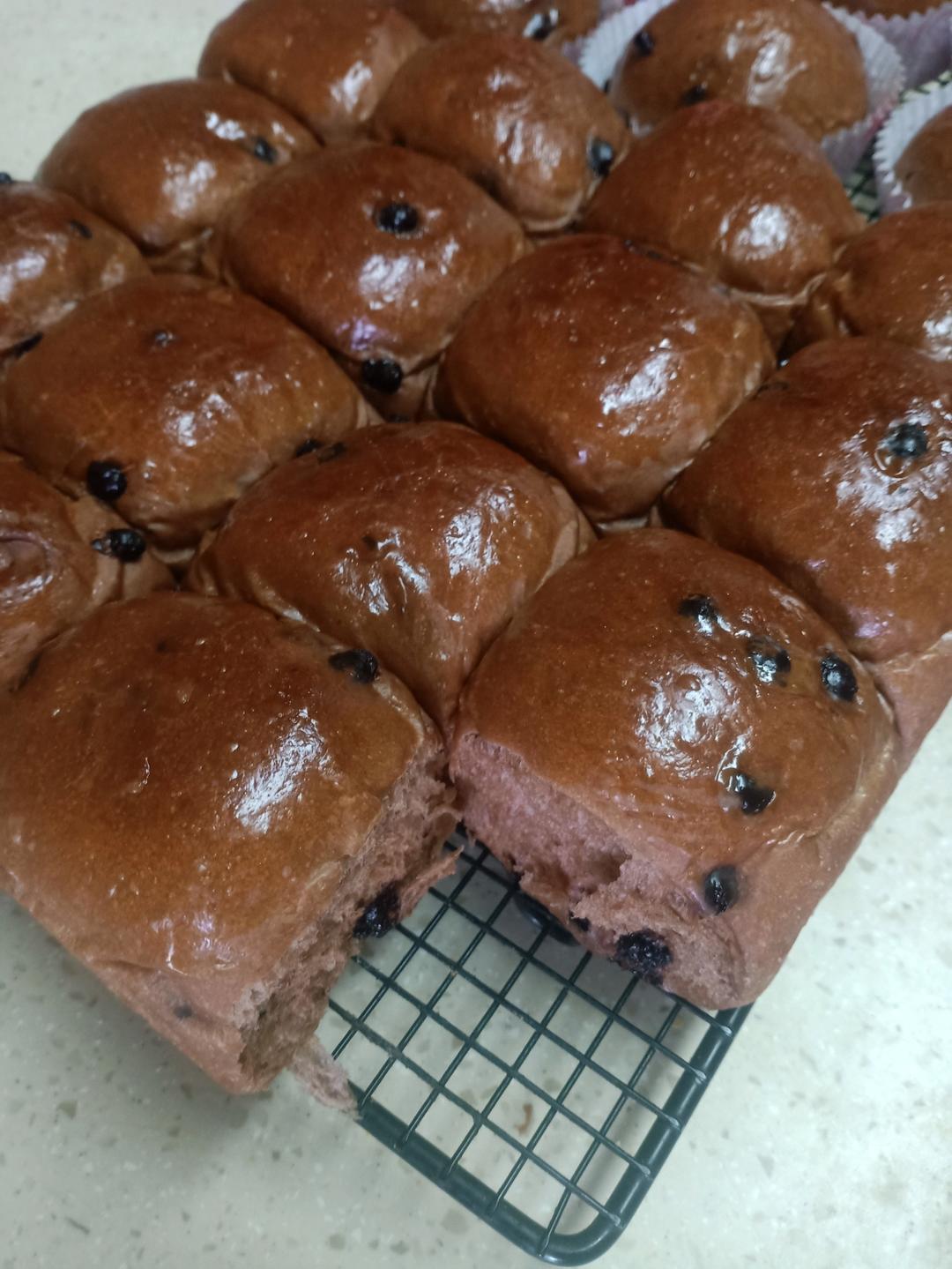 巧克力栗子面包