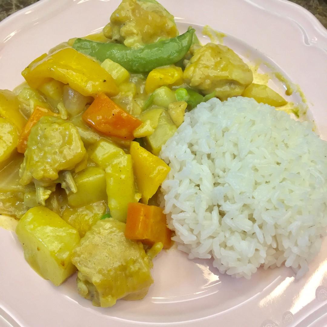 咖喱鸡饭