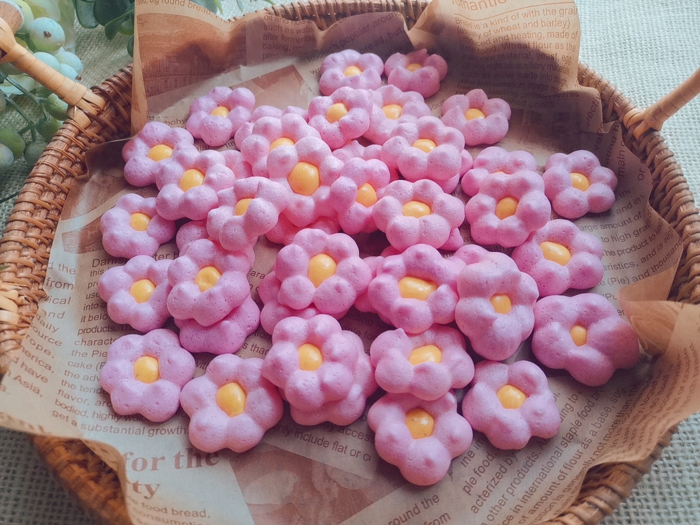 火龙果花朵溶豆～无糖（宝宝零食）的做法