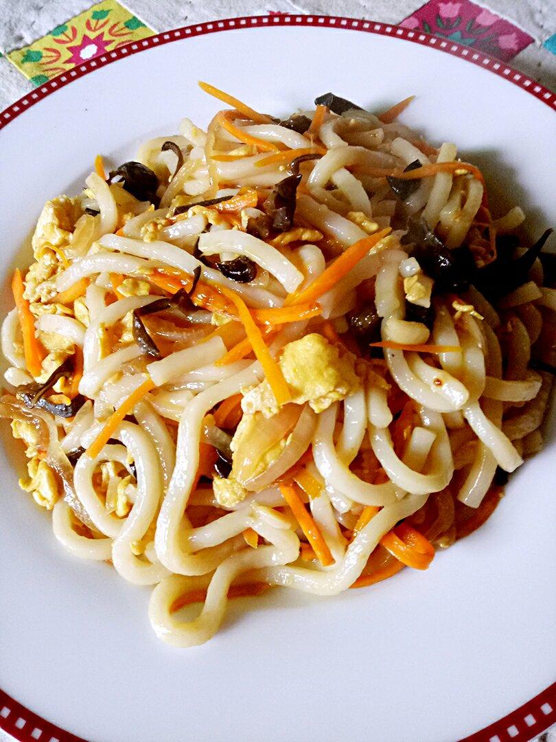 炒乌冬面