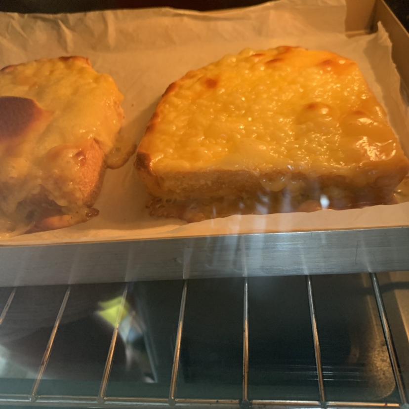 零失败快手岩烧乳酪(熔岩吐司)十分钟网红早餐，好吃哭