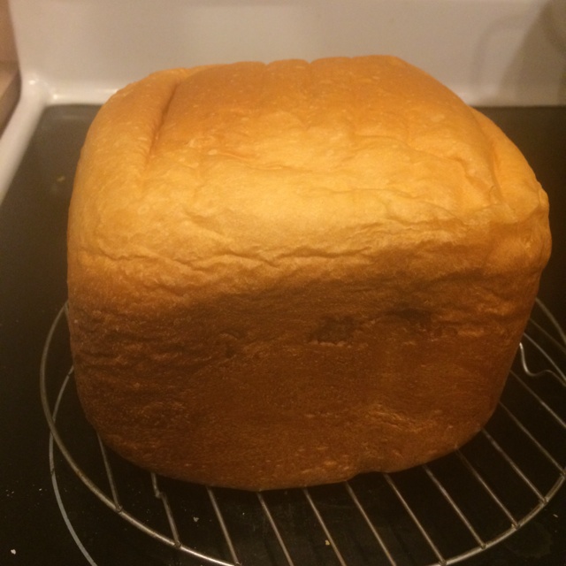 超级好吃的原味面包（面包机版）