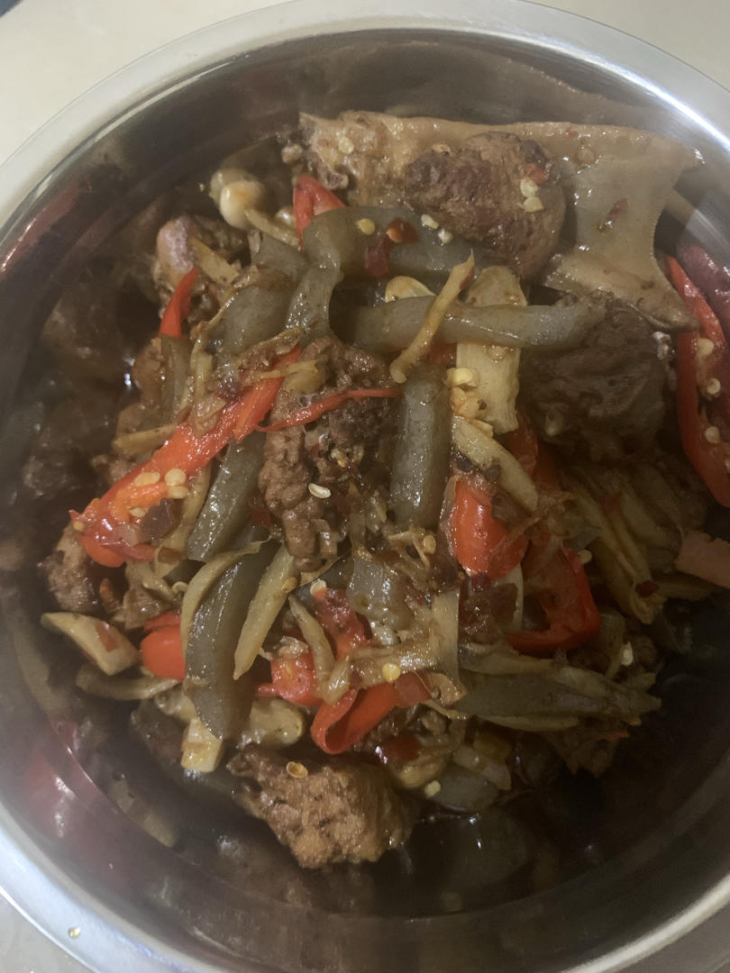 啤酒子姜魔芋烧鸭