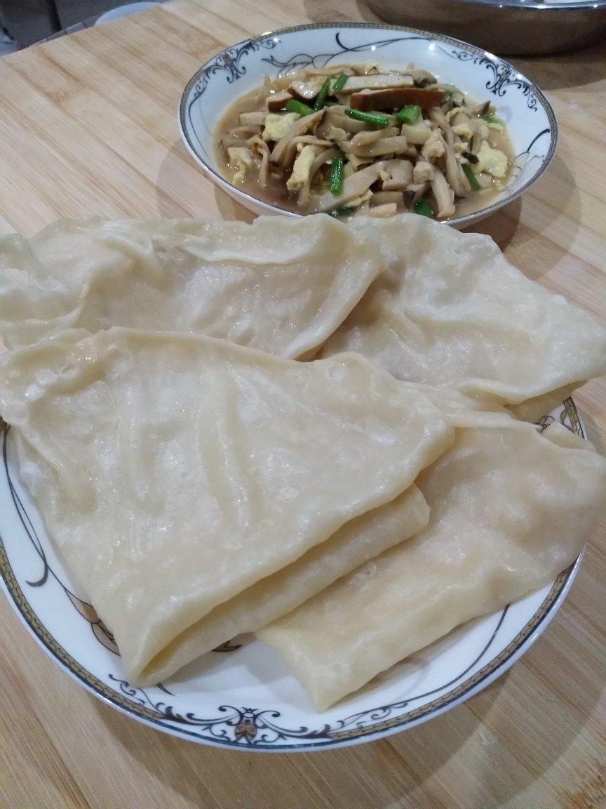 水蒸饼 卷肉卷菜都好吃 柔软劲道 新手零失败 附细节视频详解