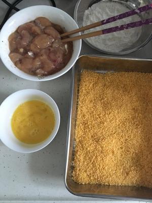 健康鸡米花（烤箱版，低脂高蛋白）的做法 步骤2