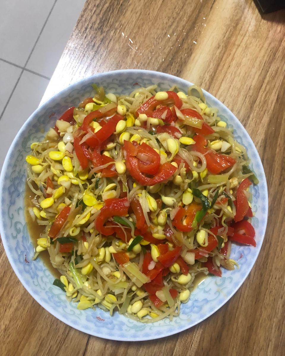 清炒绿豆芽