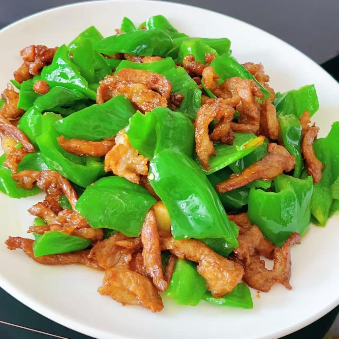地锅农家小炒肉(薄皮不辣菜椒)