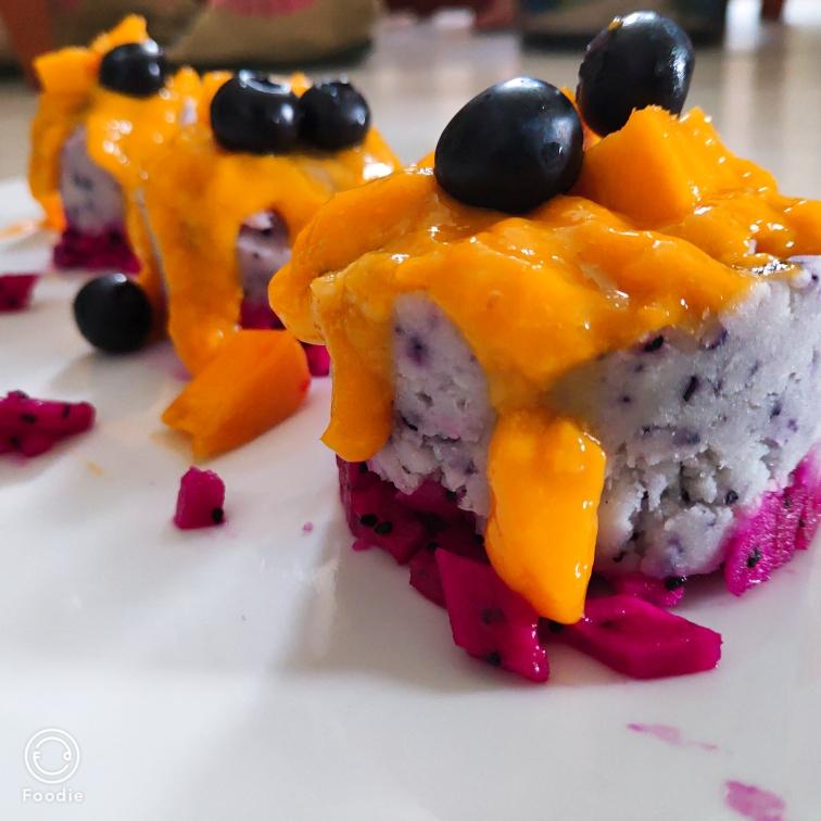 健康版蓝莓山药