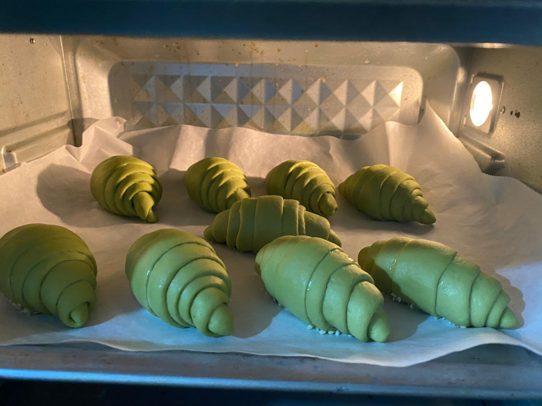 抹茶控｜抹茶红豆盐面包｜海盐卷｜盐可颂