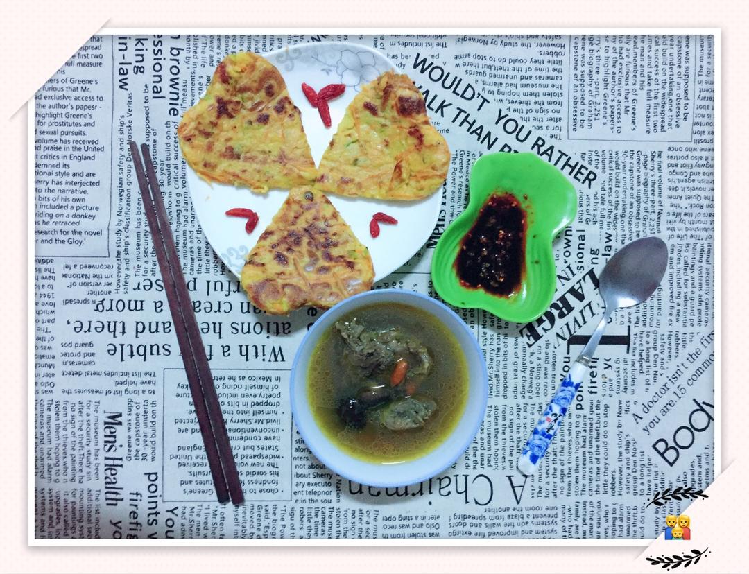 蔬菜鸡蛋饼