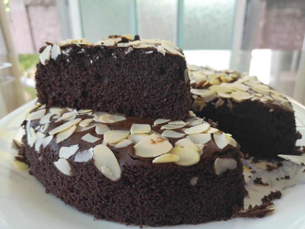 松软，不粘的可可粉布朗尼