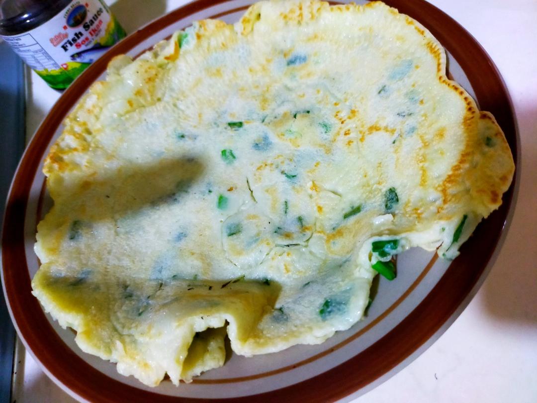 五分钟早餐：小葱鸡蛋饼
